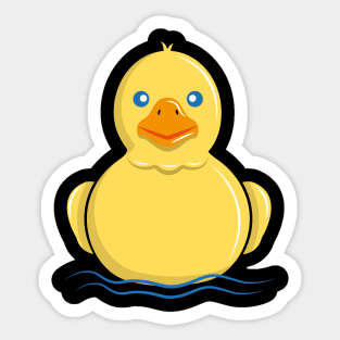 Rubber Duck Bath Toy T-Shirt Ducky Plastic Yellow Quack Gift Sticker